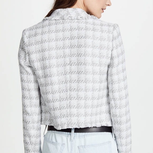 IRO Quiwill Blazer, Size 36, Red/Blue.  Fabulous.  Originally Shopbop. - Picture 9 of 11